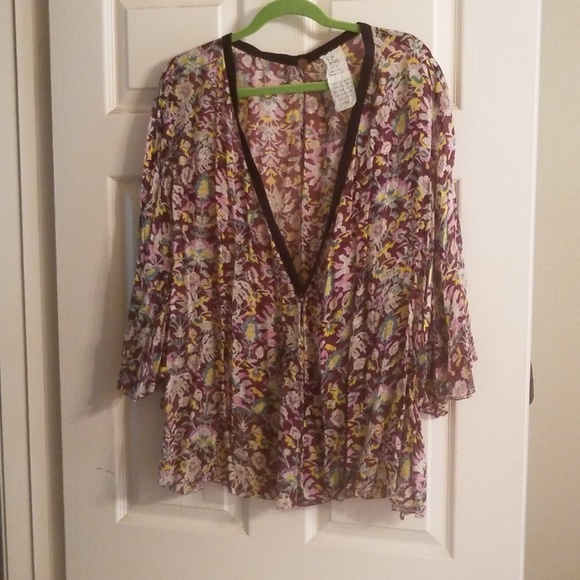 Free People Other - Free People boho print kimono